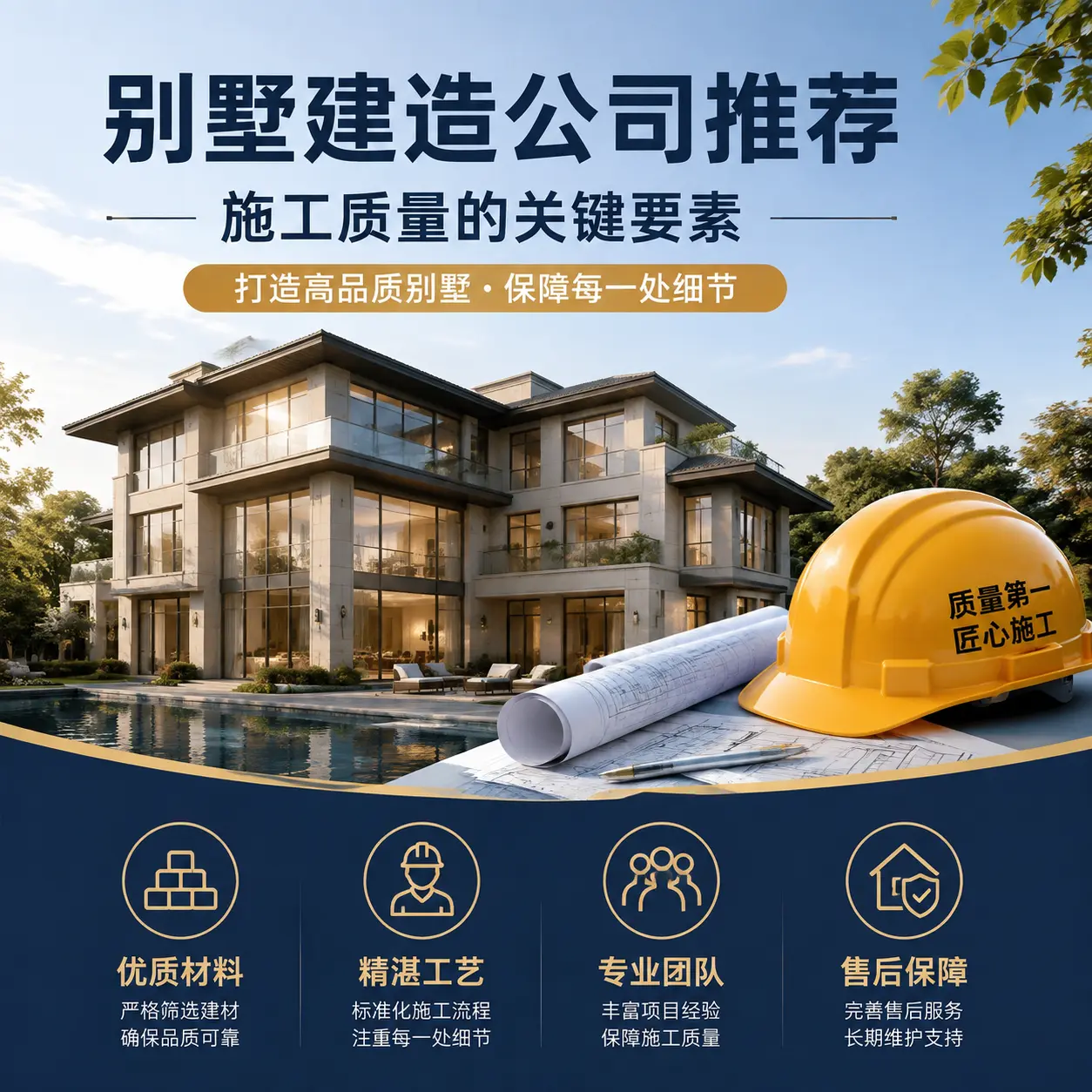 别墅建造公司推荐： 丹寨 施工质量的关键要素