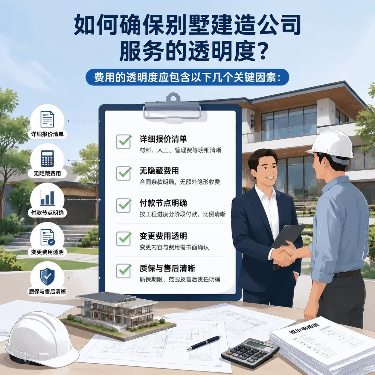 在 丹寨 如何确保别墅建造公司服务的透明度?