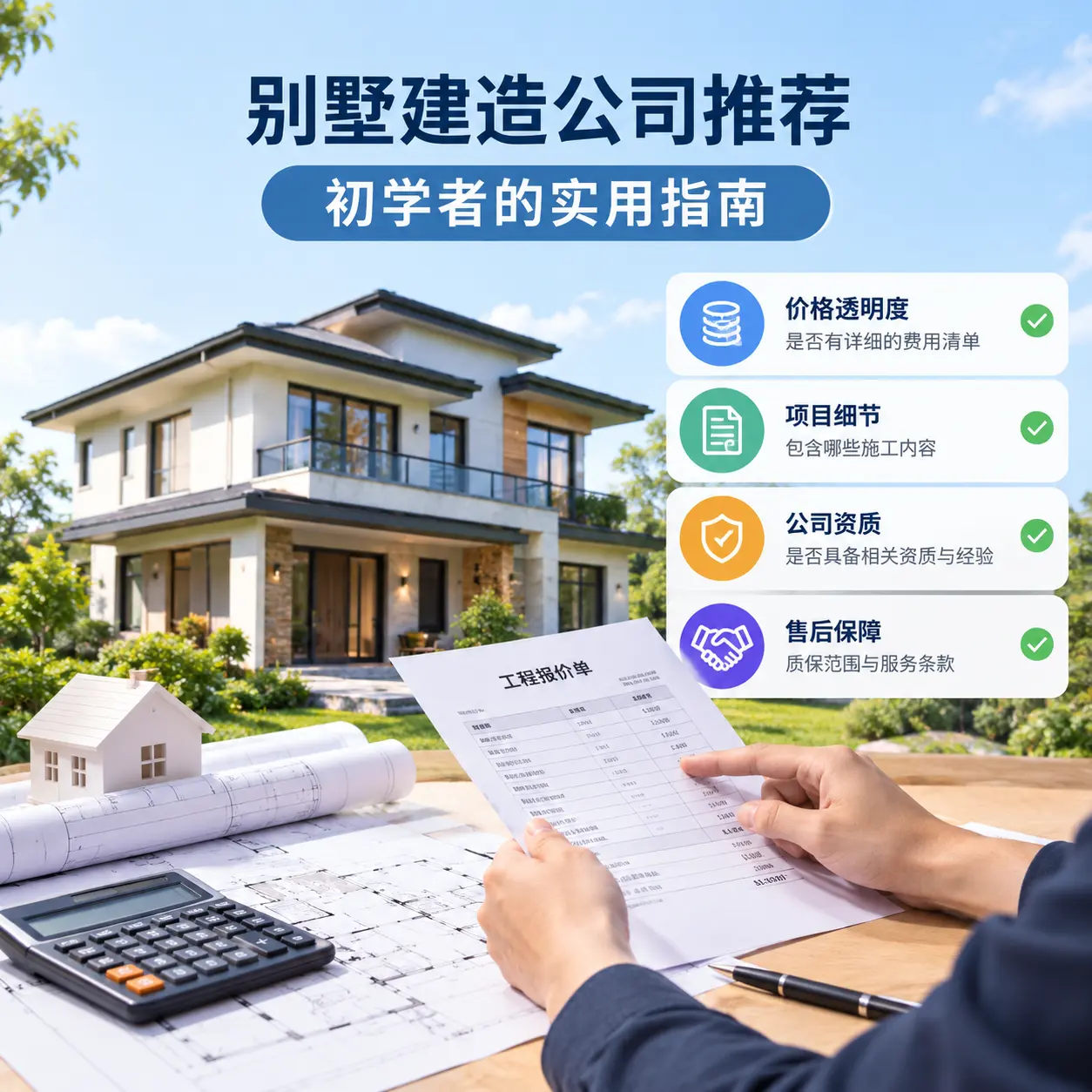 别墅建造公司推荐：初学者的实用指南