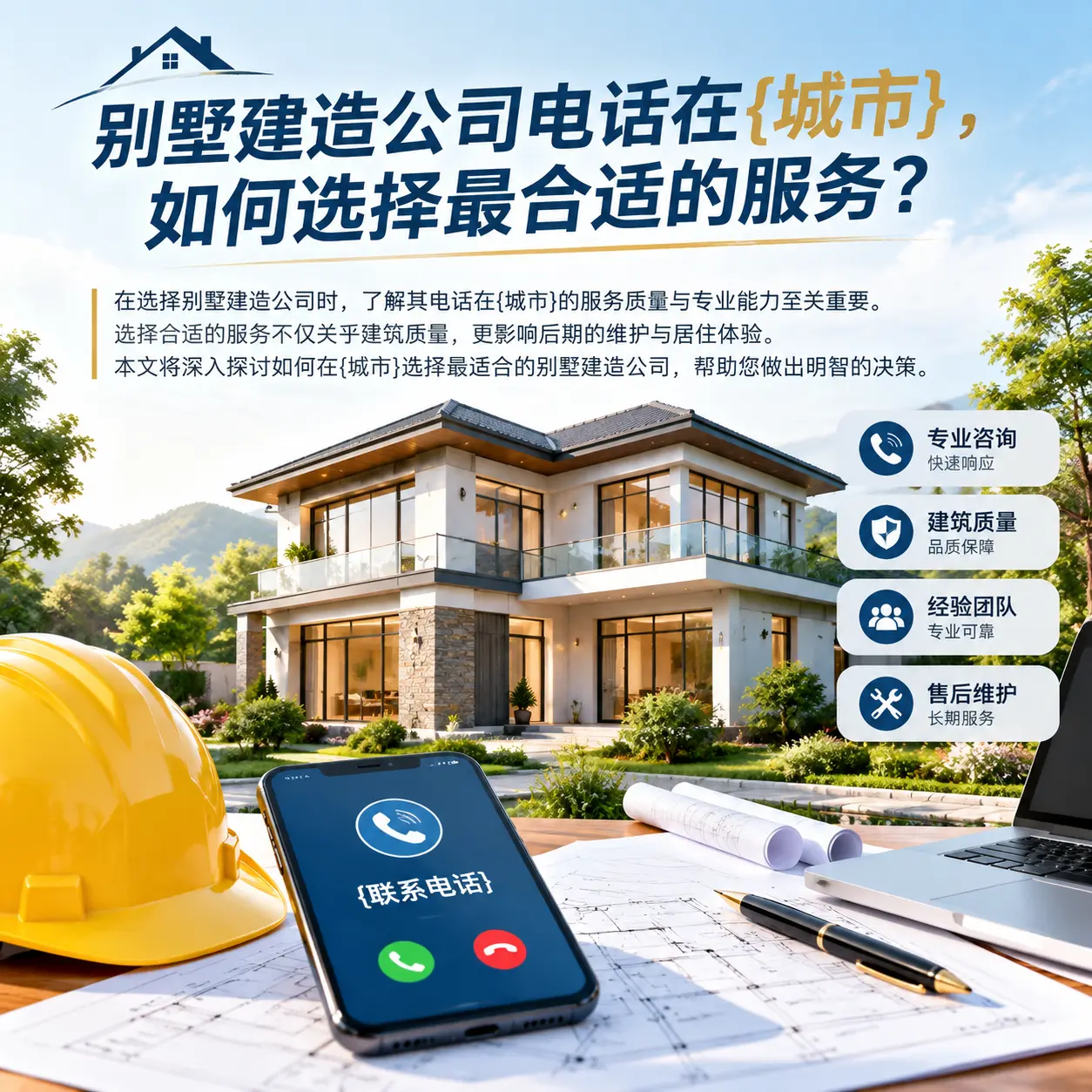 别墅建造公司电话在丹寨，如何选择最合适的服务？