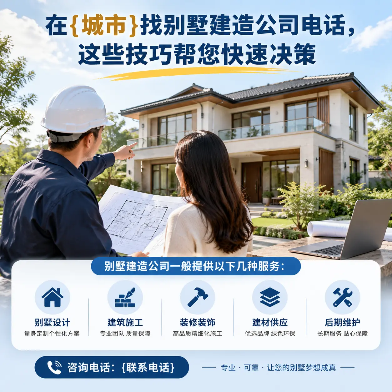 在丹寨找别墅建造公司电话,这些技巧帮您快速决策
