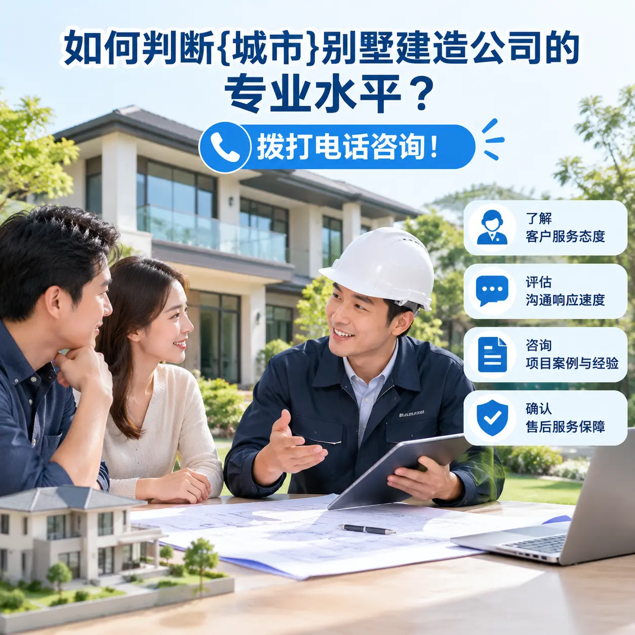 如何判断丹寨别墅建造公司的专业水平?拨打电话咨询!